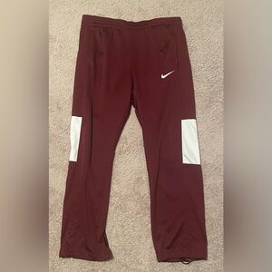 Nike Maroon Athletic Pants